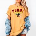 Boom Graduation Hat And Diploma For Proud Graduate Women's Comfort Colors T-Shirt Mustard