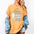 Boot Camp Graduation Military Cousin Support Tee Women's Comfort Colors T-Shirt Mustard
