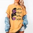 Call Me Antisocial But Please Don't Call Me Introvert Women's Comfort Colors T-Shirt Mustard