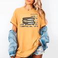 Camo Across America Read Reading Book Librarian Men Women Women's Comfort Colors T-Shirt Mustard