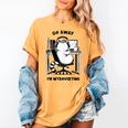 Cat With Coffee On Computer Go Away I'm Introverting Women's Comfort Colors T-Shirt Mustard Cat With Coffee On Computer Go Away I'm Introverting Women's Comfort Colors T-Shirt Mustard