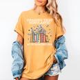 Chasing That Scholastic Book Fair Feeling Apparel Women's Comfort Colors T-Shirt Mustard Chasing That Scholastic Book Fair Feeling Apparel Women's Comfort Colors T-Shirt Mustard