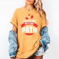 I Chose The Psycho Path School Graduation Women's Comfort Colors T-Shirt Mustard
