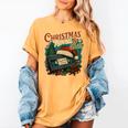 Christmas Movies Chill Retro VHS Holiday Nostalgia Women's Comfort Colors T-Shirt Mustard
