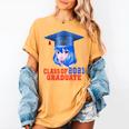 Class Of 2021 Graduate Kawaii Anime Girl School Graduation Women's Comfort Colors T-Shirt Mustard