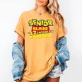 Class Of 2022 Senior 2000s Animated Movie Style Graduation Women's Comfort Colors T-Shirt Mustard