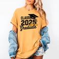 Class Of 2025 Graduate 2025 Graduation Senior 2025 Women's Comfort Colors T-Shirt Mustard