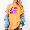 Class Of 2025 Mastered It College Masters Degree Graduation Women's Comfort Colors T-Shirt Mustard