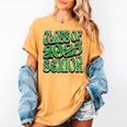 Class Of 2025 Senior Green Student Graduation Women's Comfort Colors T-Shirt Mustard