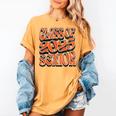 Class Of 2025 Senior Orange And Student Graduation Women's Comfort Colors T-Shirt Mustard