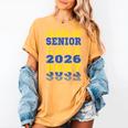 Class Of 2026 2027 Senior Graduation Students Women's Comfort Colors T-Shirt Mustard
