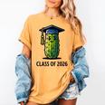 Class Of 2026 Graduation Pickle Trendy Graduate Humor Women's Comfort Colors T-Shirt Mustard