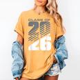 Class Of 2026 High School Senior Graduation Grey Sport Style Women's Comfort Colors T-Shirt Mustard