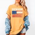 Class Of 2026 Senior Back To School American Flag Graduation Women's Comfort Colors T-Shirt Mustard