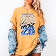 Class Of 2026 Senior Graduation High School And College Grad Women's Comfort Colors T-Shirt Mustard
