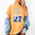 Class Of 2027 Senior 2027 Graduation Women's Comfort Colors T-Shirt Mustard