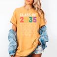 Class Of 2035 Graduation Check List Women's Comfort Colors T-Shirt Mustard