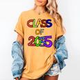 Class Of 2035 Grow With Me Kindergarten Graduation Women's Comfort Colors T-Shirt Mustard