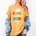 Class Of 2038 First Day Of School & Graduation 2038 Women's Comfort Colors T-Shirt Mustard