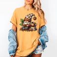 Coffee And Book Reading Accessories For Book Lovers Gnome Women's Comfort Colors T-Shirt Mustard