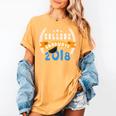 College Graduation Shirts Graduate Grad 2018 Women's Comfort Colors T-Shirt Mustard