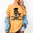 College High School Graduation Grad 2018 Shirt Women's Comfort Colors T-Shirt Mustard