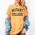 Crazy Sarcastic MUTANT COLLEGE Introvert Anti Social Women's Comfort Colors T-Shirt Mustard Crazy Sarcastic MUTANT COLLEGE Introvert Anti Social Women's Comfort Colors T-Shirt Mustard