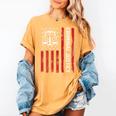 Criminal Justice Major College Student Graduate Graduation Premium Women's Comfort Colors T-Shirt Mustard