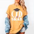 CSD Masters Graduation Men Women Son Daughter Women's Comfort Colors T-Shirt Mustard