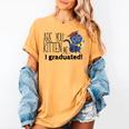 Cute Graduation Cat Masters High School T-Shirt For Men Women Kids Women's Comfort Colors T-Shirt Mustard