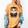 Cute Hamster Graduation Women's Comfort Colors T-Shirt Mustard