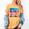 Cute Penguin Reading Book School Librarian Teacher Student Women's Comfort Colors T-Shirt Mustard