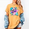 Dabbing Cassette Tape 70s 80s 80s Outfit Nostalgia Women's Comfort Colors T-Shirt Mustard