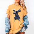 Dabbing Graduate Zebra Team Mascot Graduation Senior Shirt Women's Comfort Colors T-Shirt Mustard