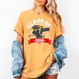 Dabbing Graduation Class Of 2018 Women Women's Comfort Colors T-Shirt Mustard