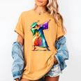 Dabbing Graduation Women Women's Comfort Colors T-Shirt Mustard