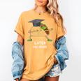 Dabbing Taco 6th Grade Graduation Shirt Sixth Grade Later Women's Comfort Colors T-Shirt Mustard