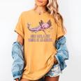 Most Days I Just Wanna Be An Axolotl Salamander Introvert Raglan Baseball Tee Women's Comfort Colors T-Shirt Mustard