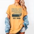 Dial Up Survivor Retro 90s Internet Nostalgia Women's Comfort Colors T-Shirt Mustard