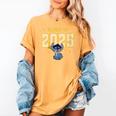Disney Lilo & Stitch Graduation 2025 Stitch Collegiate Women's Comfort Colors T-Shirt Mustard