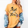 Disney Mickey Mouse A Big High Five For Today Graduation Women's Comfort Colors T-Shirt Mustard