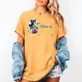 Disney Mickey Mouse Cap & Gown '25 Graduation Class Of 2025 Premium Tri-Blend Women's Comfort Colors T-Shirt Mustard