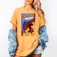 Disney Pixar The Incredibles Omnidroid Comic Book Cover Women's Comfort Colors T-Shirt Mustard