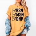 DNP Doctor MSN BSN DNP Nurse DNP Degree Graduation Women's Comfort Colors T-Shirt Mustard