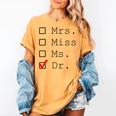 Doctor Graduation Women's Comfort Colors T-Shirt Mustard