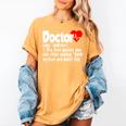Doctor For Medical Med Student Graduation Women's Comfort Colors T-Shirt Mustard