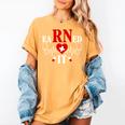 Earned It For Nurse Graduation Or RN LPN Nursing School Grad Women's Comfort Colors T-Shirt Mustard