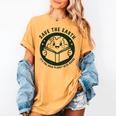 Earth Day 2025 Save Earth It´s Only Planet With Books Reader Women's Comfort Colors T-Shirt Mustard