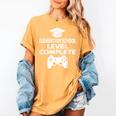 Elementary School Level Complete Gamer Graduation Day 2024 Women's Comfort Colors T-Shirt Mustard