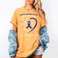 Faith Blue In Memory Of My Godmother Colon Cancer Awareness Women's Comfort Colors T-Shirt Mustard Faith Blue In Memory Of My Godmother Colon Cancer Awareness Women's Comfort Colors T-Shirt Mustard
